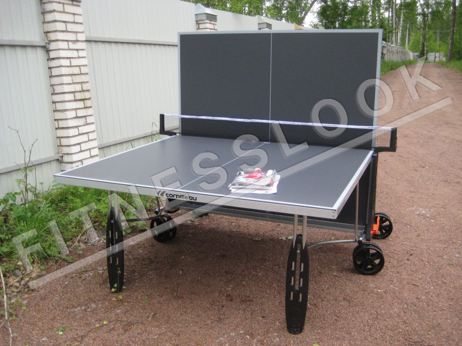Влагостойкий теннисный стол Cornilleau 250S Crossover Outdoor - серый
