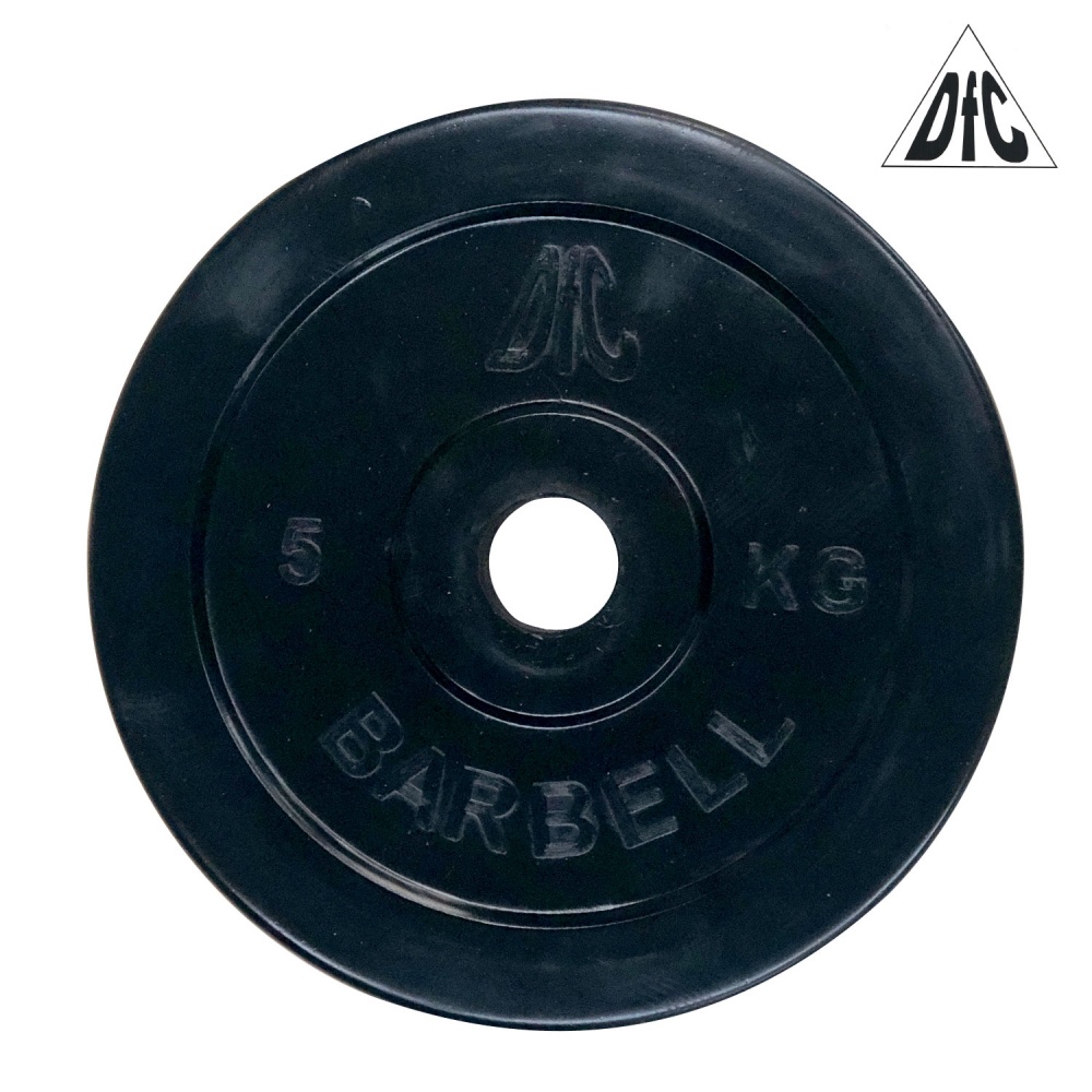 5 кг обрезиненный в Перми по цене 1490 ₽ в категории диски (блины) для штанг и гантелей DFC