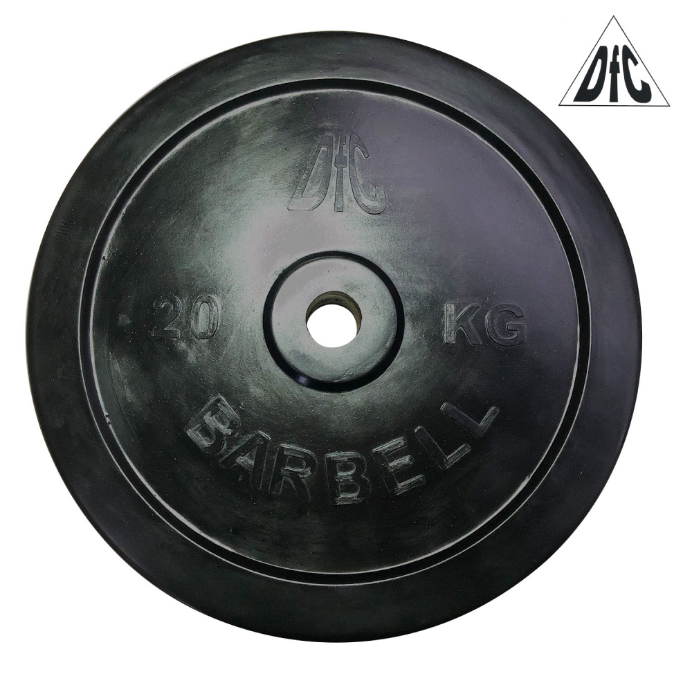20 кг обрезиненный в Перми по цене 4950 ₽ в категории диски (блины) для штанг и гантелей DFC