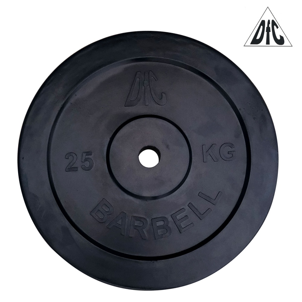 25 кг обрезиненный в Перми по цене 6920 ₽ в категории диски (блины) для штанг и гантелей DFC