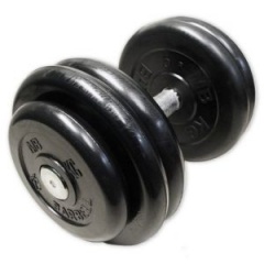 MB Barbell Tight Set 31 кг из каталога обрезиненных гантелей в Перми по цене 10566 ₽