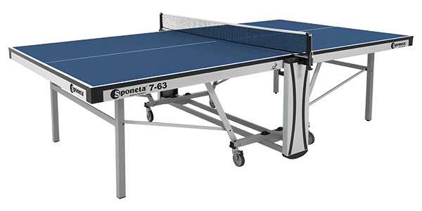 S7-63, ITTF (синий) в Перми по цене 75180 ₽ в категории теннисные столы Sponeta