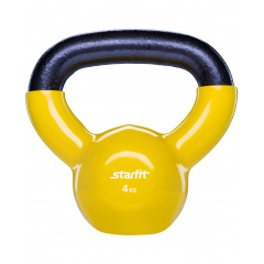 StarFit виниловая 4 кг. желтая из каталога гирь в Перми по цене 2470 ₽