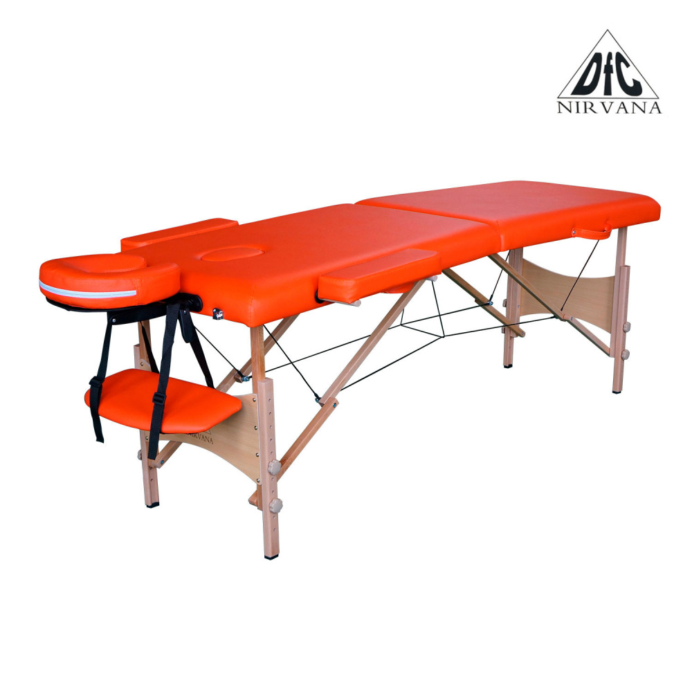 DFC Nirvana Optima (оранжевый) из каталога складных массажных столов в Перми по цене 13990 ₽