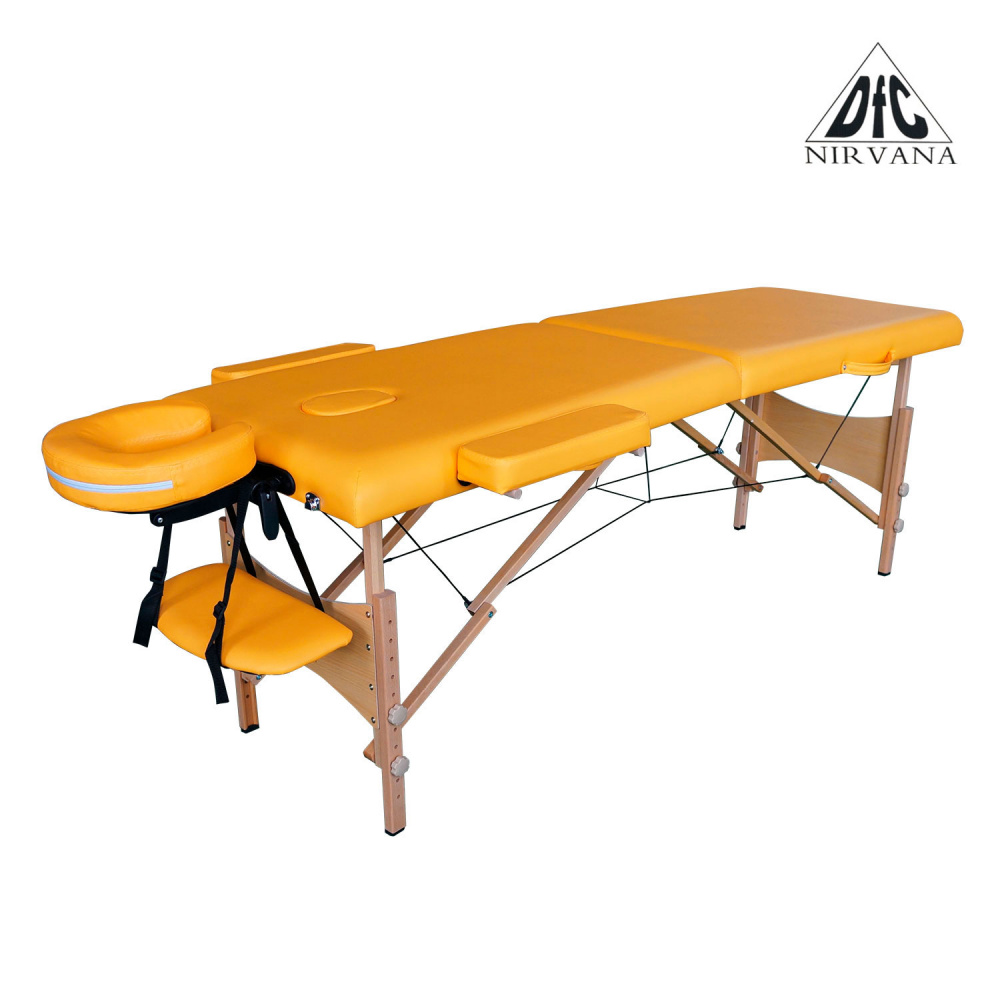 Nirvana Optima (горчичный цвет) в Перми по цене 12990 ₽ в категории складные массажные столы DFC