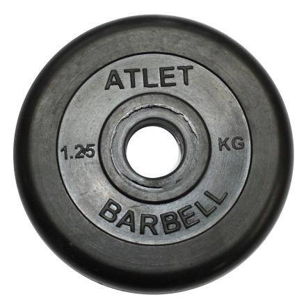 MB Barbell Atlet - 31 мм - 1.25 кг из каталога дисков для штанги с посадочным диаметром 30 мм.  в Перми по цене 670 ₽