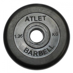 MB Barbell Atlet - 31 мм - 1.25 кг из каталога дисков для штанги с посадочным диаметром 30 мм.  в Перми по цене 670 ₽