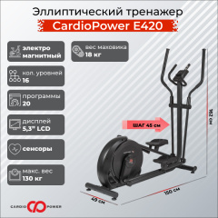 Эллиптический тренажер CardioPower E420 в Перми по цене 57900 ₽