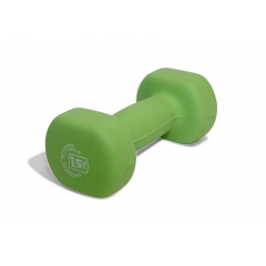 Original FitTools 1.5 кг. зеленые FT-NDB-1,5 из каталога обрезиненных гантелей в Перми по цене 630 ₽