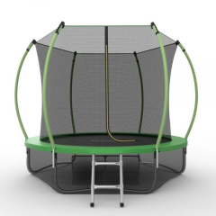 Батут с защитной сеткой Evo Jump Internal 8ft (Green) + Lower net в Перми по цене 26390 ₽