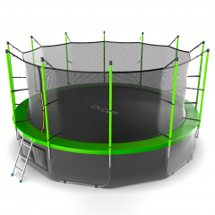 Батут с защитной сеткой Evo Jump Internal 16ft (Green) + Lower net в Перми по цене 56390 ₽