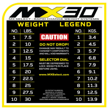 Рендер-8 для First Degree Fitness MX Select MX-30, вес 3.4-13.9 кг, 2 шт без стойки