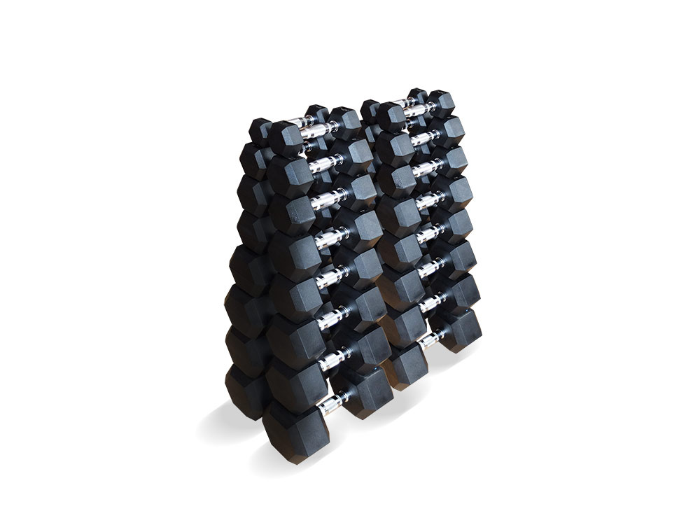 гексагональных  16 пар от 1 до 25 кг в Перми по цене 139990 ₽ в категории гантельные ряды Body Solid