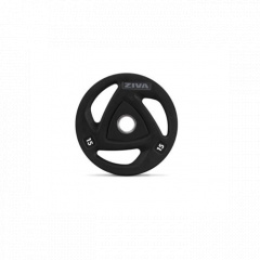 Ziva с уретановым покрытием, 20 кг. ZVO-DCPU1616-GY из каталога дисков для штанги с посадочным диаметром 50 мм. в Перми по цене 7046 ₽
