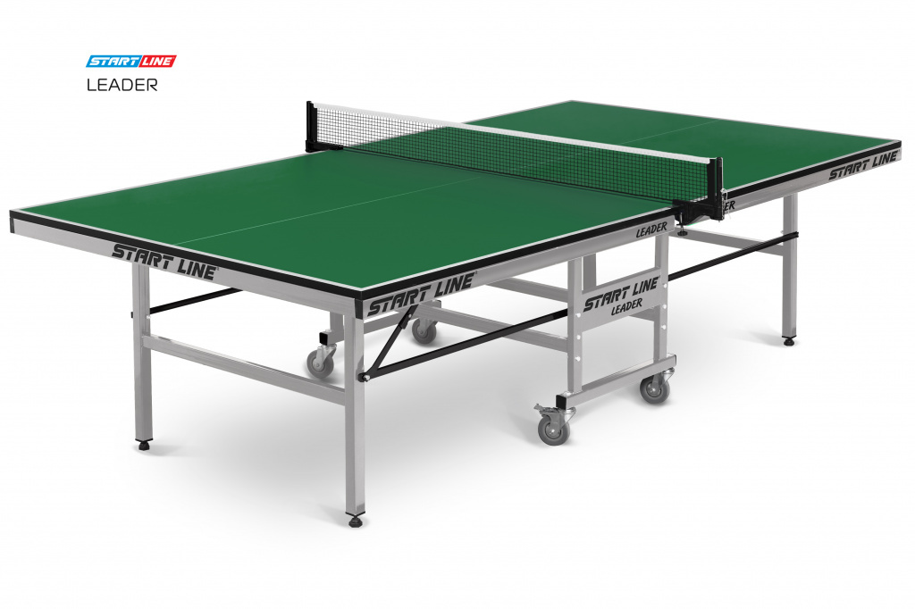 Start Line Leader green из каталога теннисных столов для помещений в Перми по цене 32990 ₽