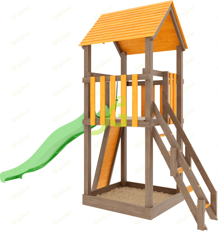 Панда Фани Tower скалодром в Перми по цене 57700 ₽ в категории детские игровые комплексы Igragrad