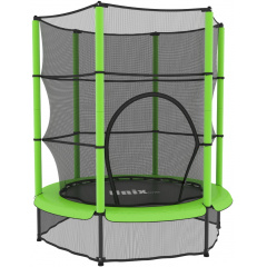 Unix line Kids 4,6 ft Green (140 cm) из каталога батутов с защитной сеткой в Перми по цене 8420 ₽