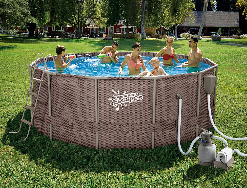 Summer Escapes P20-1248-S из каталога каркасных бассейнов в Перми по цене 86600 ₽