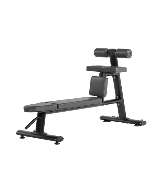 H-035 горизонтальная черная в Перми по цене 45990 ₽ в категории скамьи для пресса Bronze Gym