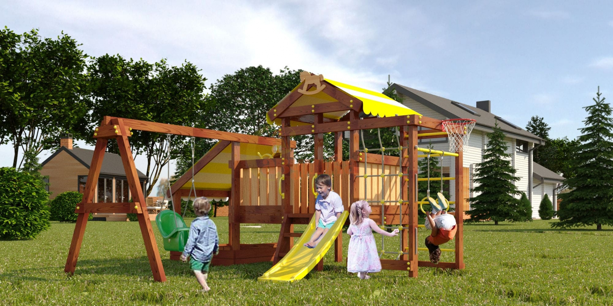 Baby play 12 в Перми по цене 75790 ₽ в категории детские игровые комплексы Савушка