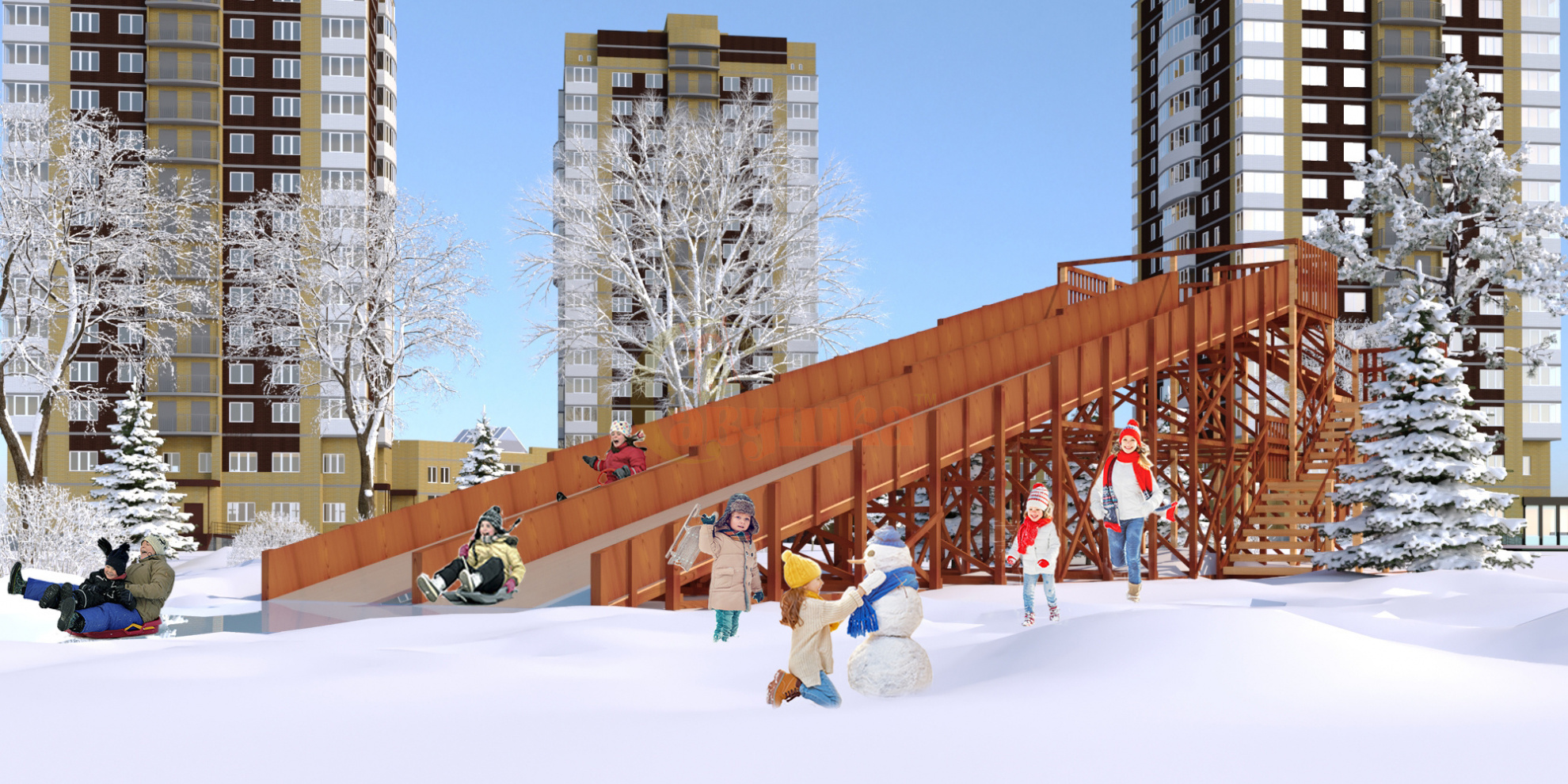 Зима 12 в Перми по цене 968499 ₽ в категории детские игровые комплексы Савушка