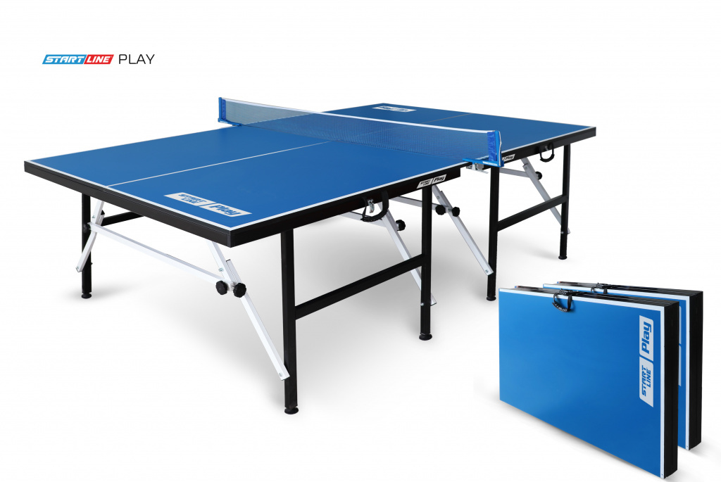Start Line Play синий из каталога теннисных столов для помещений в Перми по цене 27990 ₽