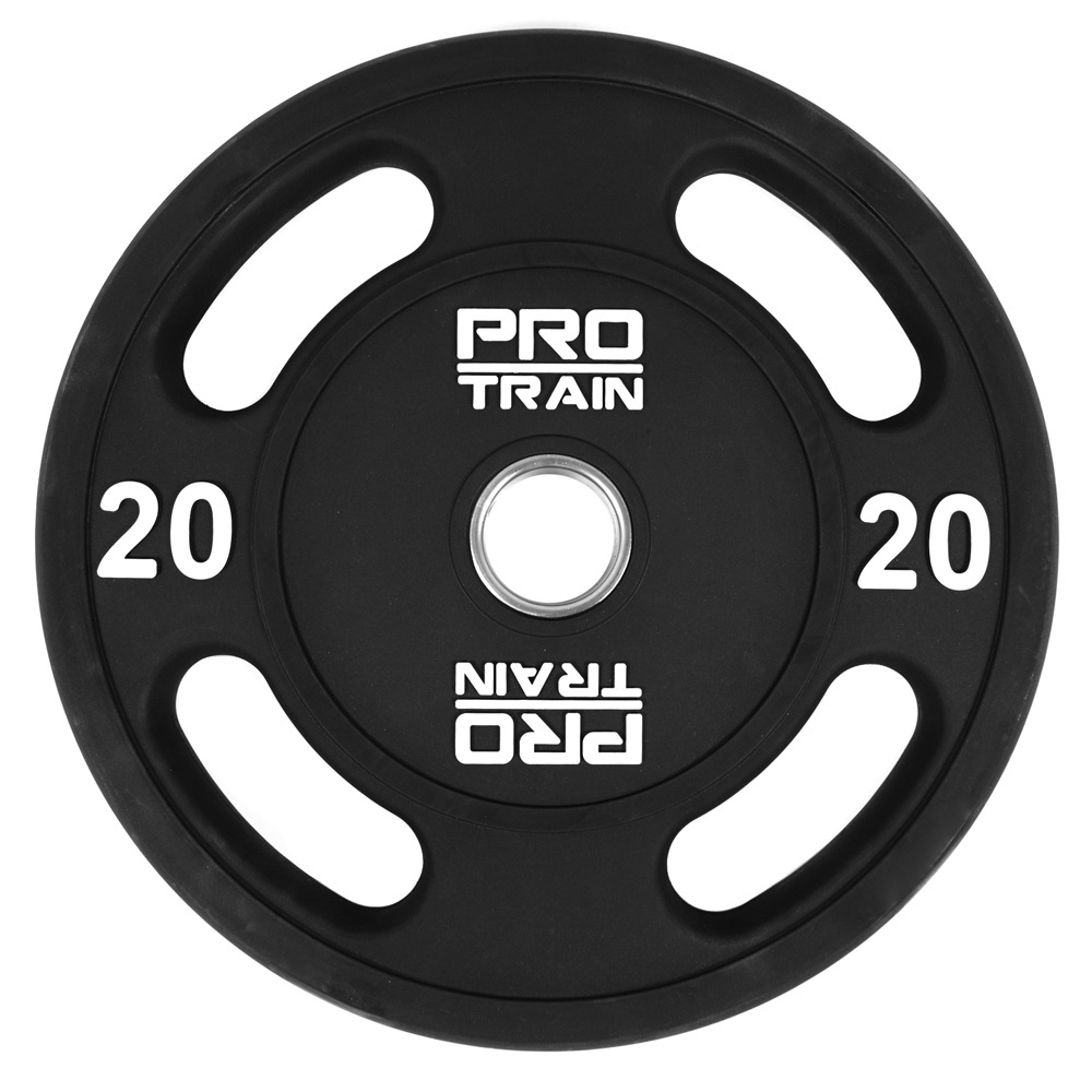 Protrain 20 кг. PPU-20 полиуретан из каталога дисков (блинов) для штанг и гантелей в Перми по цене 13981 ₽