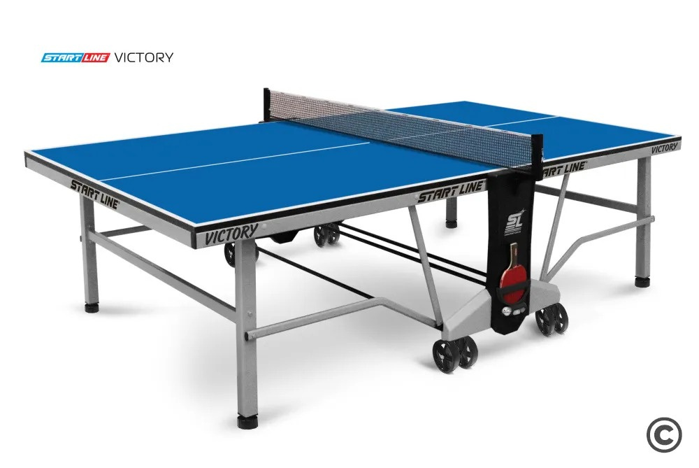 Start Line Victory  Indoor Синий из каталога теннисных столов для помещений в Перми по цене 49590 ₽