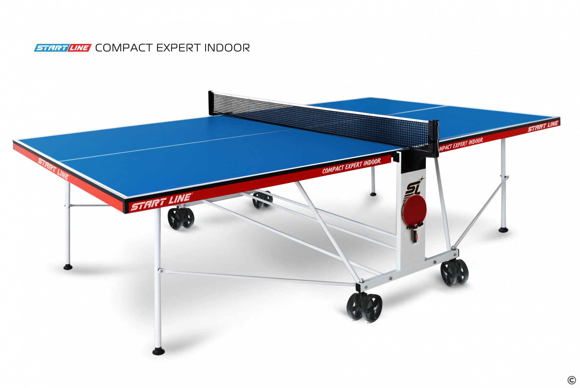 Compact Expert Indoor синий в Перми по цене 30590 ₽ в категории теннисные столы Start Line