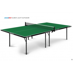 Всепогодный теннисный стол Start Line Sunny Light Outdoor Зелёный в Перми по цене 26590 ₽