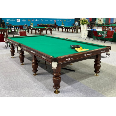 Рендер-0 для Weekend Billiard «Онега» (12 футов, 8 ног, 45мм камень, орех пекан)