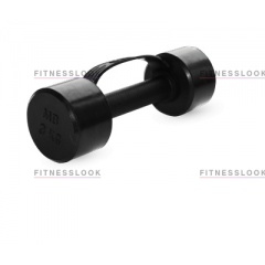 черная - 3 кг в Перми по цене 1065 ₽ в категории обрезиненные гантели MB Barbell