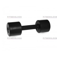 черная - 4 кг в Перми по цене 1371 ₽ в категории обрезиненные гантели MB Barbell