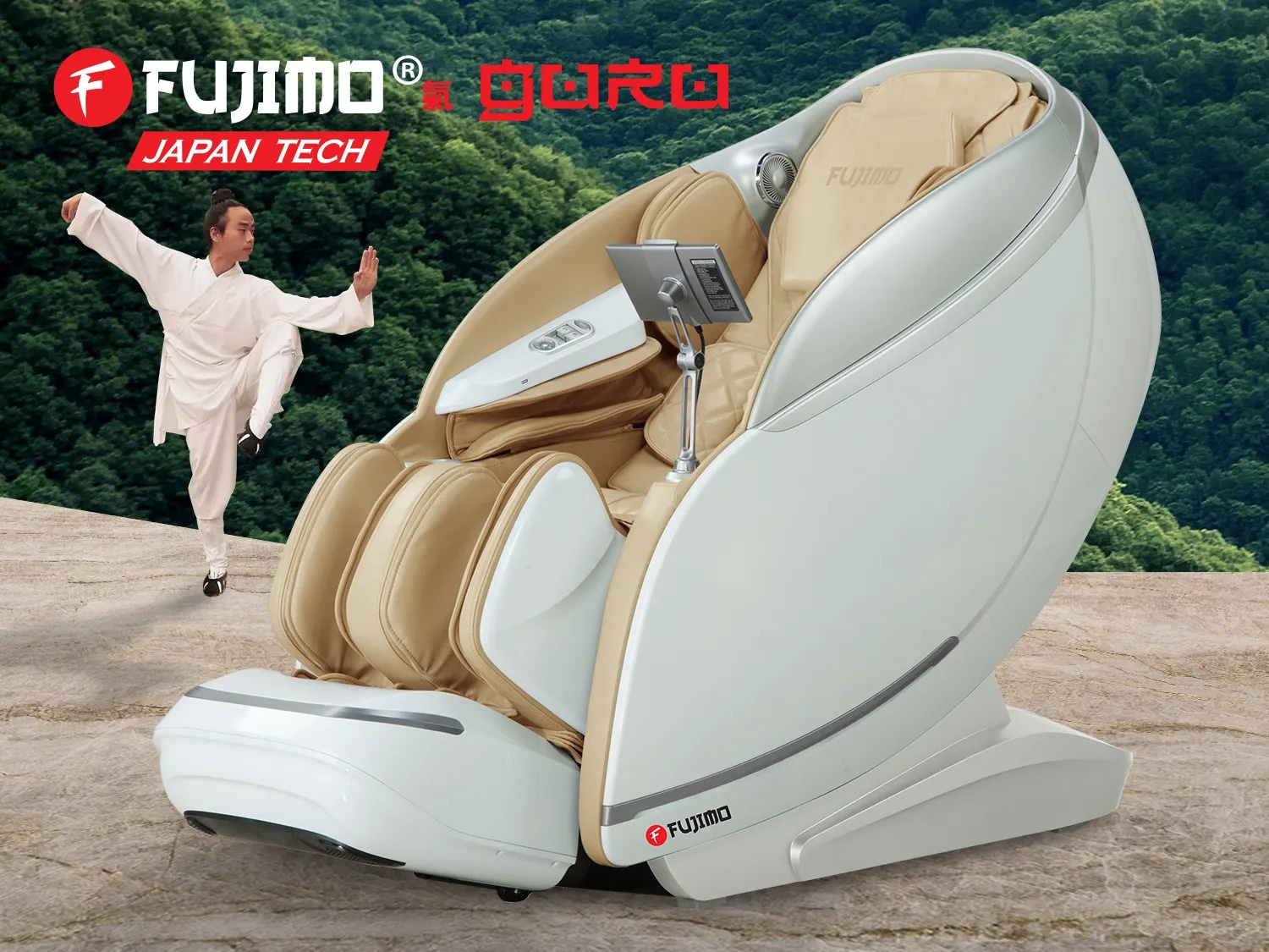 Массажное кресло Fujimo GURU F700 Бежевый