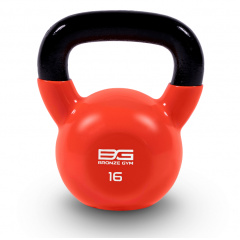 Bronze Gym в виниловой оболочке 16 кг из каталога гирь в Перми по цене 5950 ₽