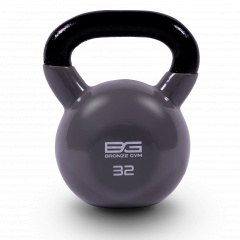 Bronze Gym в виниловой оболочке  32 кг из каталога гирь в Перми по цене 13990 ₽