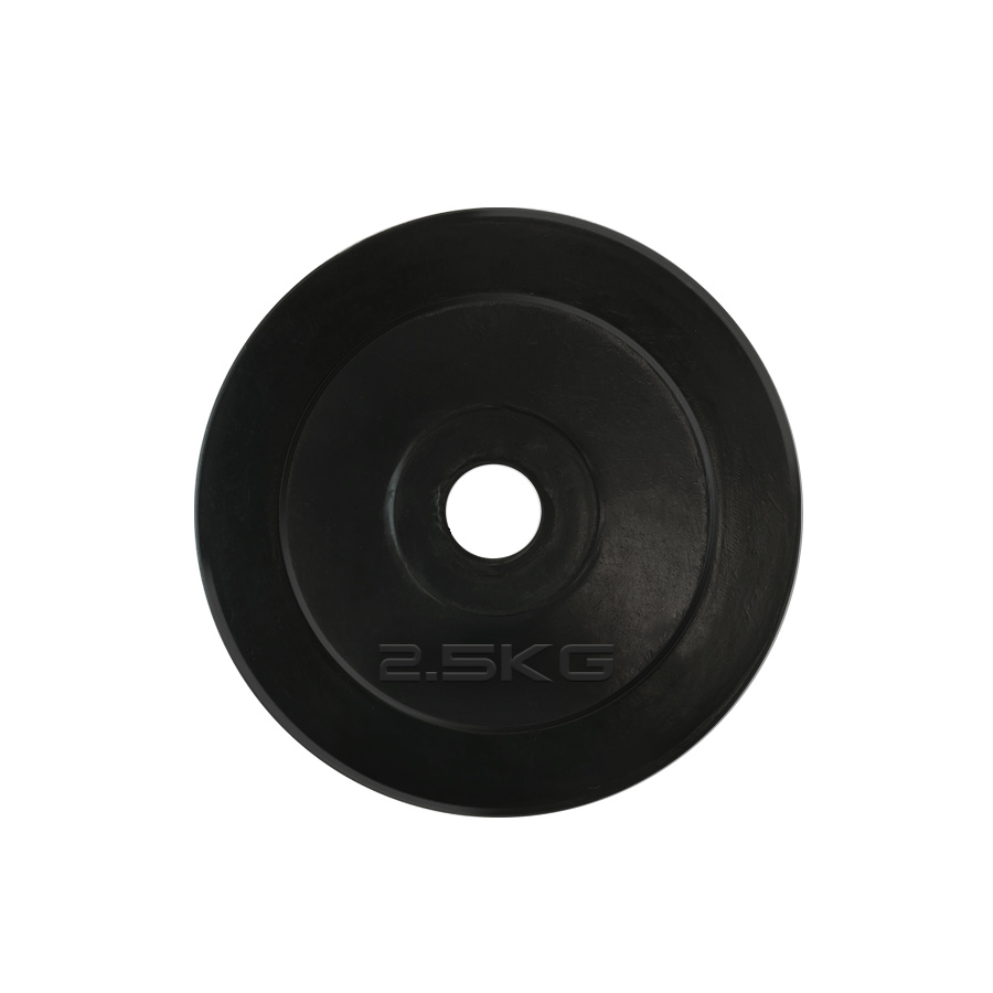 2,5 кг обрезиненный черный в Перми по цене 1130 ₽ в категории диски (блины) для штанг и гантелей UnixFit