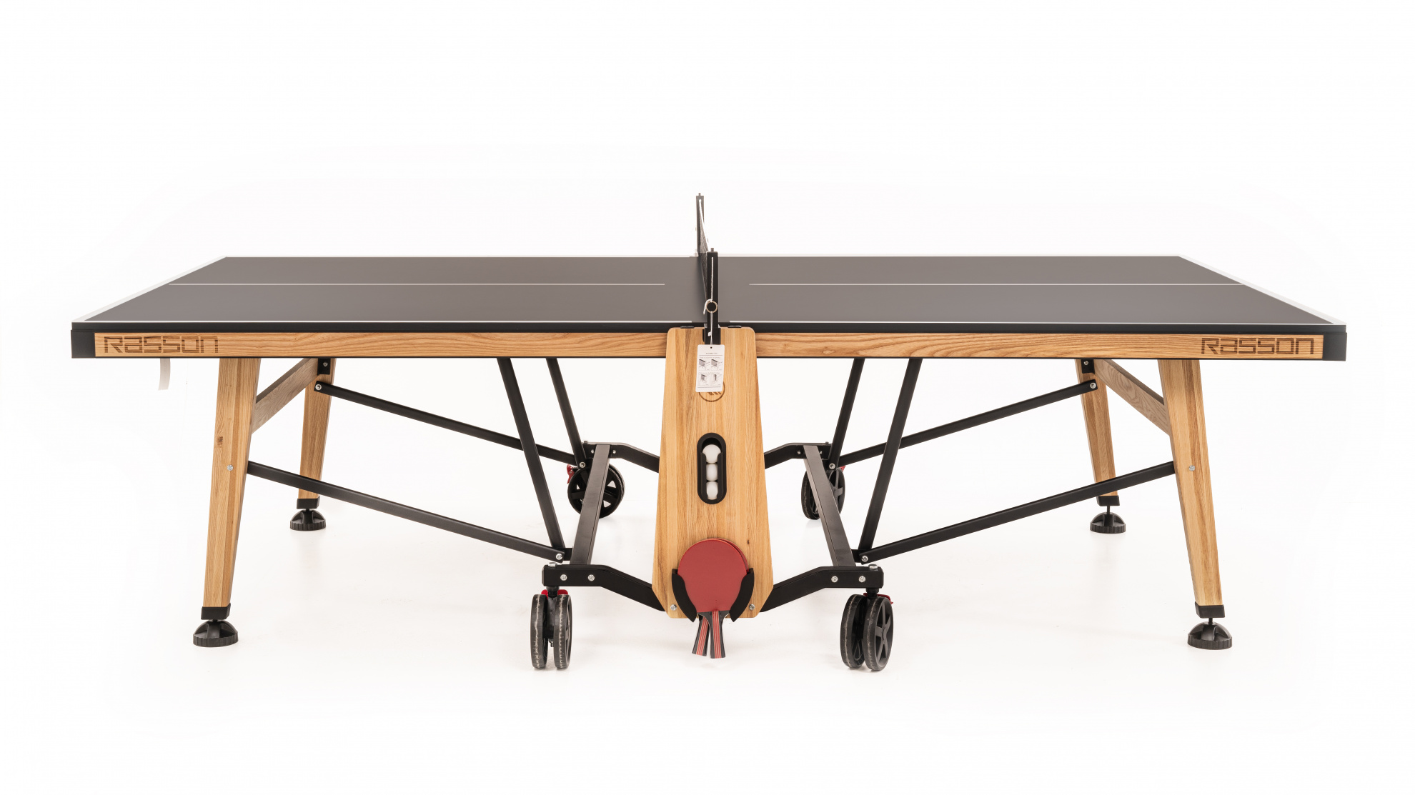 Rasson Premium T01 Indoor’’ (274 х 152,5 х 76 см, натуральный ясень) с сеткой из каталога теннисных столов для помещений в Перми по цене 121928 ₽