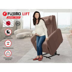 Реклайнер Fujimo LIFT CHAIR F3005 FLWL с подъемом Терра в Перми по цене 69000 ₽