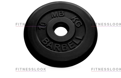MB Barbell черный - 26 мм - 10 кг из каталога дисков, грифов, гантелей, штанг в Перми по цене 3162 ₽