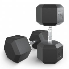 UnixFit гексагональная 35 кг из каталога обрезиненных гантелей в Перми по цене 12890 ₽