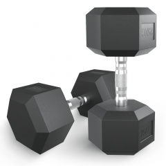 UnixFit гексагональная 25 кг из каталога обрезиненных гантелей в Перми по цене 9290 ₽