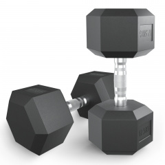 UnixFit гексагональная 17.5 кг из каталога обрезиненных гантелей в Перми по цене 6991 ₽