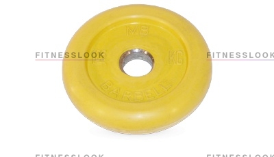MB Barbell желтый - 26 мм - 1.25 кг из каталога дисков для штанги с посадочным диаметром 26 мм.  в Перми по цене 569 ₽
