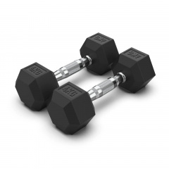 VictoryFit гексагональная VF-H040 (4 кг) 1 шт. из каталога обрезиненных гантелей в Перми по цене 1360 ₽