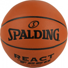 Spalding TF-250 React FIBA размер 7 из каталога баскетбольных мячей в Перми по цене 5490 ₽