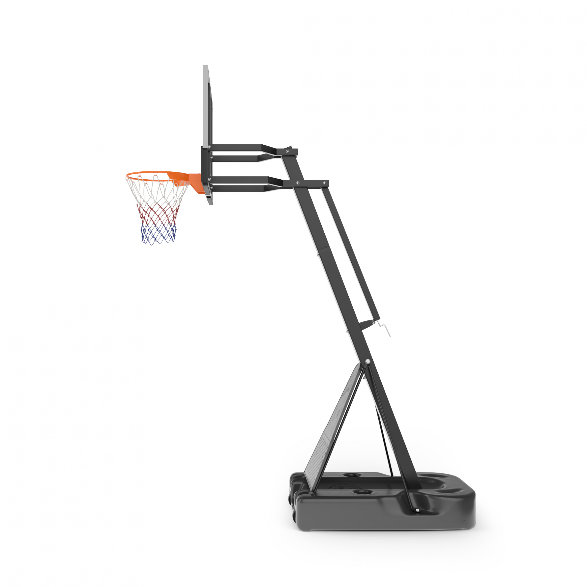 Мобильная баскетбольная стойка Unix Line B-Stand-PC 54x32’’ R45 H230-305 см