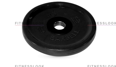 евро-классик черный - 50 мм - 10 кг в Перми по цене 7453 ₽ в категории диски (блины) для штанг и гантелей MB Barbell
