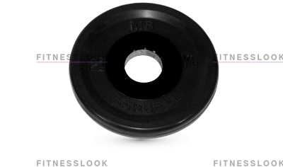 евро-классик черный - 50 мм - 2.5 кг в Перми по цене 2426 ₽ в категории диски (блины) для штанг и гантелей MB Barbell