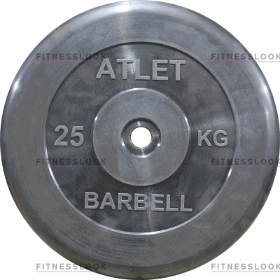 MB Barbell Atlet - 26 мм - 25 кг из каталога дисков для штанги с посадочным диаметром 26 мм.  в Перми по цене 7590 ₽